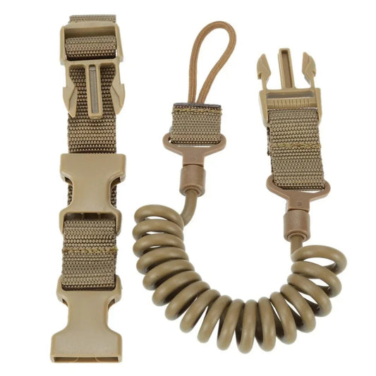 Lanière Tactique Militaire Multi-usage avec Ressort – Sangle de Pistolet Sécurisée et Sangle de Fusil, Accessoires pour Tir, Chasse et Shooting BLACKBEARD OUTDOOR INDUSTRIES