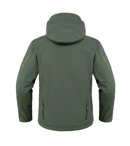 Veste Soft Shell Militaire Shark Skin – Veste Tactique Hommes, Coupe-Vent et Imperméable, Manteau Bomber à Capuche, Veste de Combat Armée pour Homme BLACKBEARD OUTDOOR INDUSTRIES