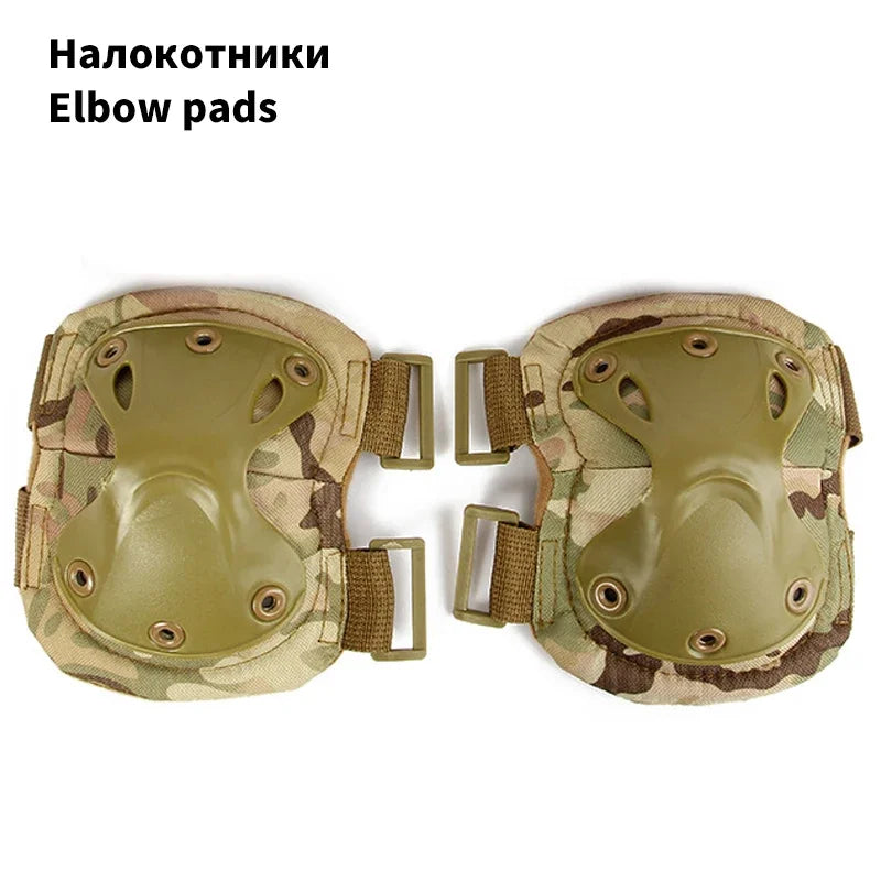 Genouillères et Coudières Tactiques Militaires – Protection Haute Performance pour Airsoft, Chasse, Sports et Entraînements - BLACKBEARD OUTDOOR INDUSTRIES