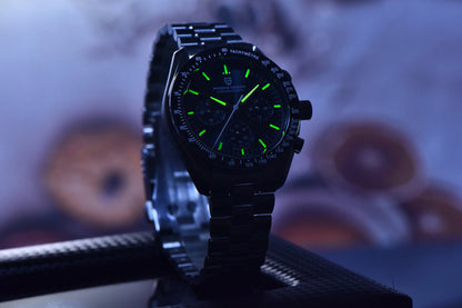 PAGANI DESIGN PD-1701 Moonwatch 2025 – Hommage à la CK2998 – Montre Homme Quartz Chronographe de Luxe - BLACKBEARD OUTDOOR INDUSTRIES