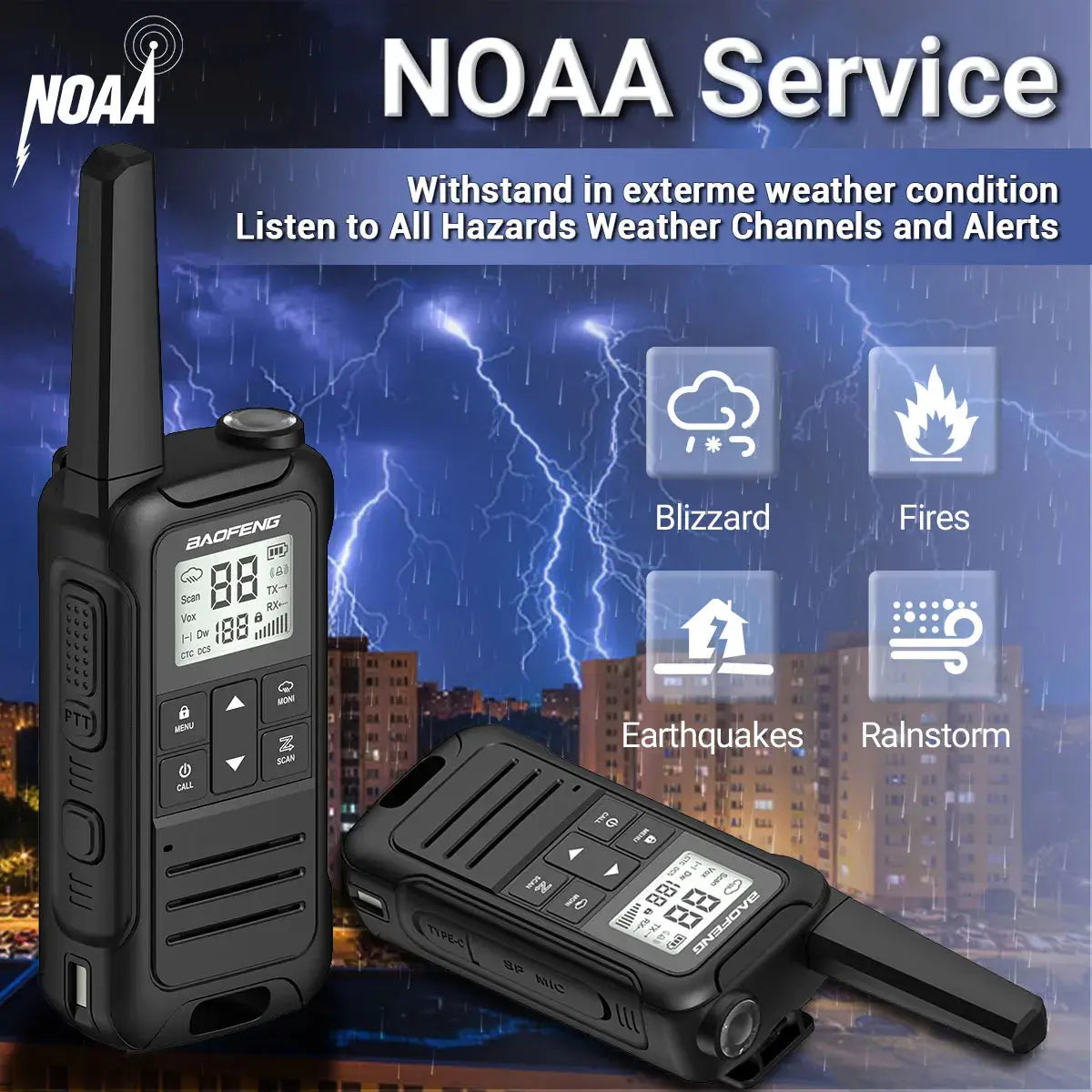 Baofeng F22 - Talkie-Walkie Portable PMR/FRS - Longue Portée et Multifonctions Ma boutique