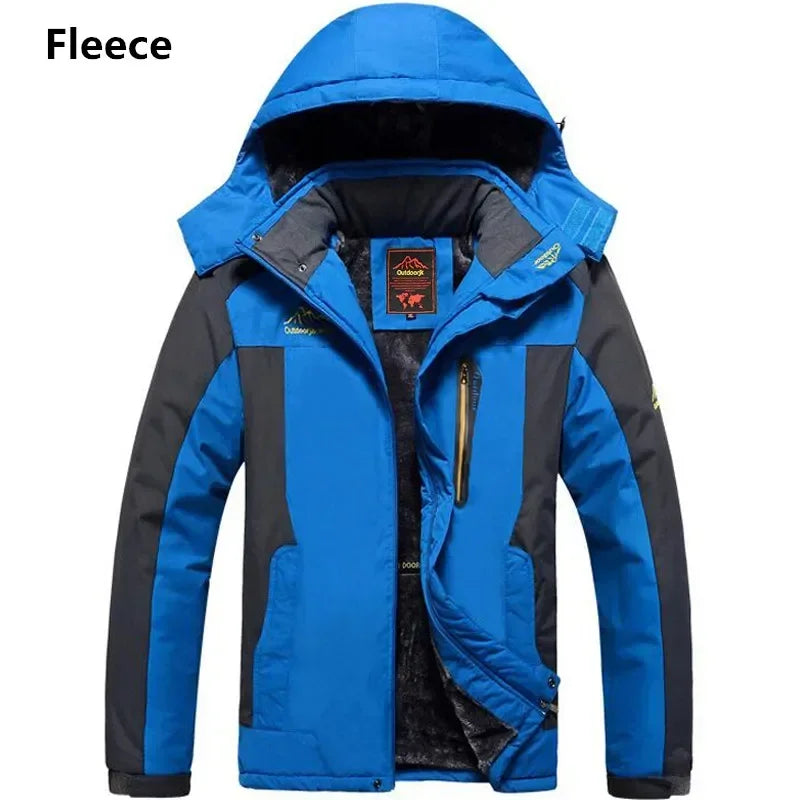 Parka Hiver Homme 2024 - Veste Chaude Imperméable avec Capuche Amovible | Coupe-Vent Militaire Fleece Jusqu’au 9XL - BLACKBEARD OUTDOOR INDUSTRIES