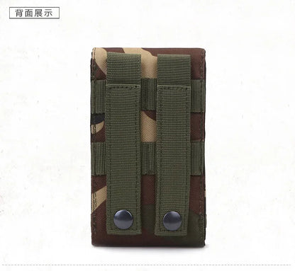 Poche Tactique Outdoor – Support Téléphone Camouflage pour Ceinture – Étui Étanche en Nylon 600D pour Sports, Chasse et Activités Extérieures - BLACKBEARD OUTDOOR INDUSTRIES