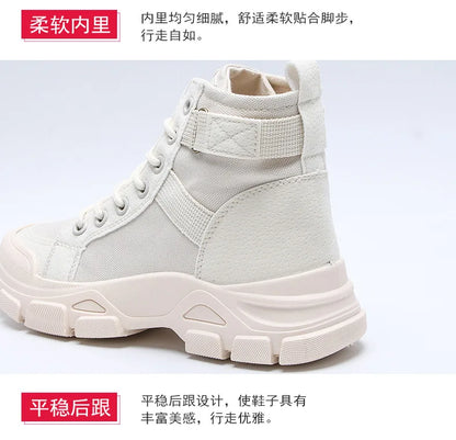 Bottines Femme en Toile – Style Désert & Moto – Hautes, Plates et Tendance – UXST - BLACKBEARD OUTDOOR INDUSTRIES