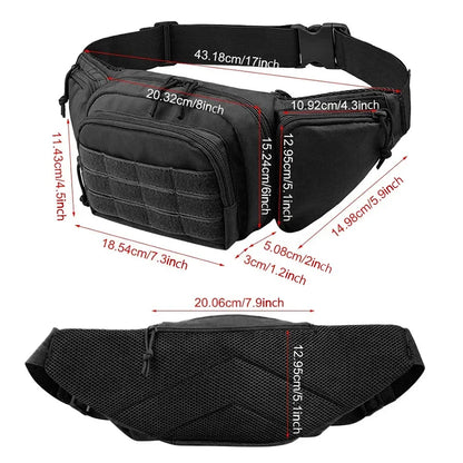 Sac Banane Multifonction Extérieur – Ceinture Invisible de Rangement pour Hommes - BLACKBEARD OUTDOOR INDUSTRIES