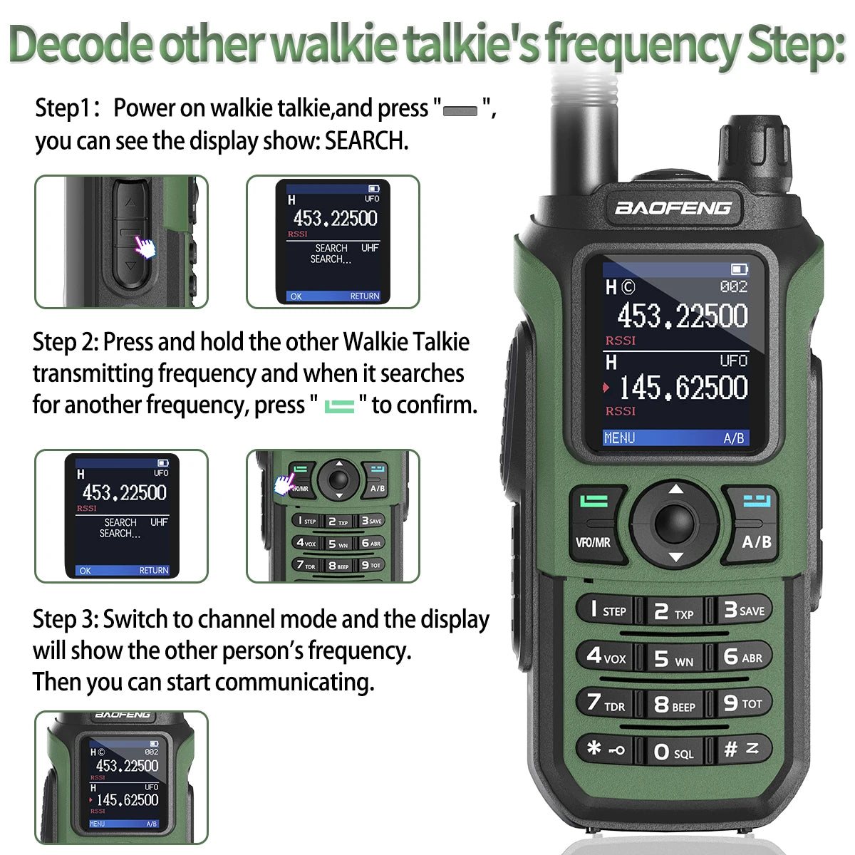 Lot de 2 Talkie-Walkies Baofeng UV-21 Pro V2 – Multi-bande, 999 Canaux, USB-C, Écran Couleur - BLACKBEARD OUTDOOR INDUSTRIES