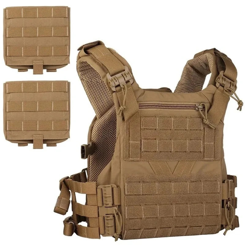 Gilet Tactique MOLLE K19 3.0 – Porte-Plates pour Chasse, Airsoft et Combat avec Système de Libération Rapide et Ceinture Ajustable – Armure de Corps - BLACKBEARD OUTDOOR INDUSTRIES