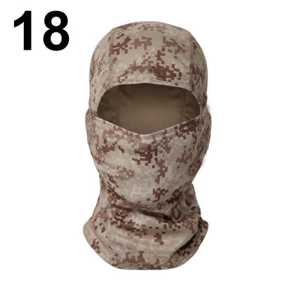 Balaclava Camouflage Multicam – Masque Intégral pour Ski, Cyclisme, Chasse, Airsoft et Plein Air - BLACKBEARD OUTDOOR INDUSTRIES
