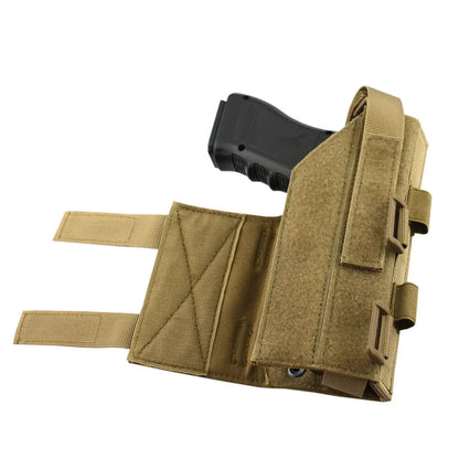 Tactical Drop Leg Holster Hunting Universal Handgun Molle Thigh Gun Case Glock 1911 17 92 96 Airsoft Shotgun Pouch for Shooting BLACKBEARD OUTDOOR INDUSTRIES