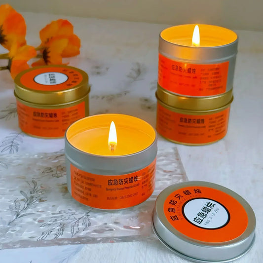 Lumières de Secours pour Pannes de Courant - Bougies Anti-odeur, Étanches et Résistantes au Vent - BLACKBEARD OUTDOOR INDUSTRIES