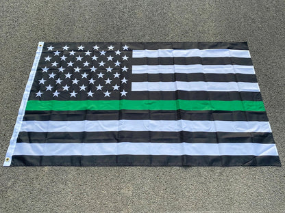 Drapeau Thin Blue Line USA - 90x150 cm BLACKBEARD OUTDOOR INDUSTRIES