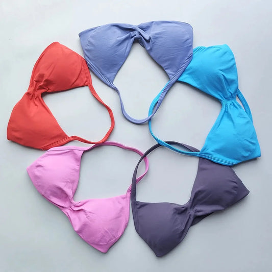 Brassière de Sport à Bretelles – Dos Croisé, Sans Armature, Rembourrage Amovible – Yoga, Fitness, Gym – Femme - BLACKBEARD OUTDOOR INDUSTRIES