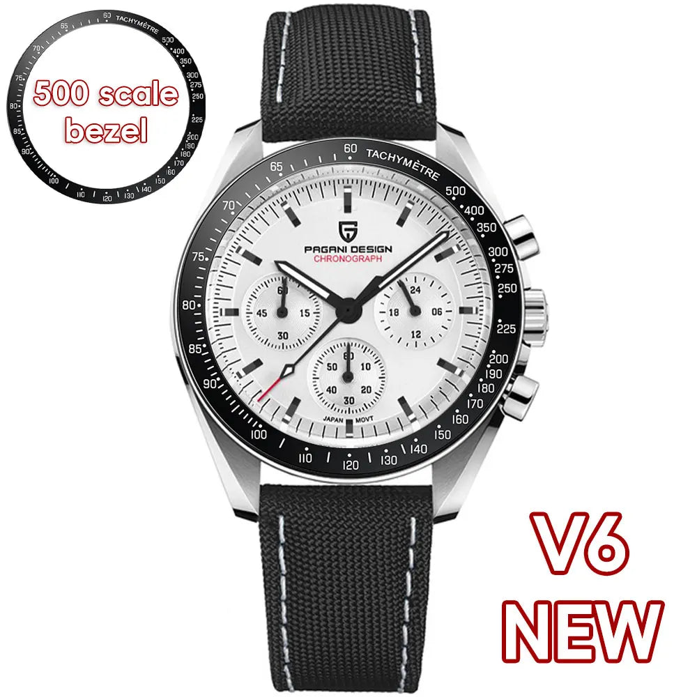 PAGANI DESIGN PD-1701 Moonwatch 2025 – Hommage à la CK2998 – Montre Homme Quartz Chronographe de Luxe - BLACKBEARD OUTDOOR INDUSTRIES