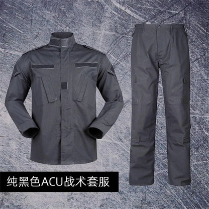 Tenue Tactique Tom ACU Édition BK – Costume Combat Noir Style Militaire PMC pour Entraînement, Randonnée et Escalade - BLACKBEARD OUTDOOR INDUSTRIES