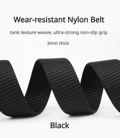 Ceinture Tactique en Nylon avec Boucle Automatique en Titane Pur (35/38 mm) Ma boutique