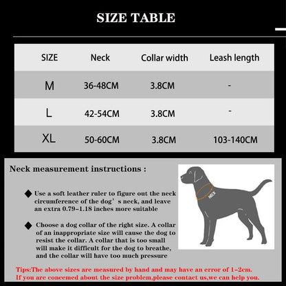 Ensemble Collier & Laisse pour Chien – Résistant, Réfléchissant et Confortable Ma boutique