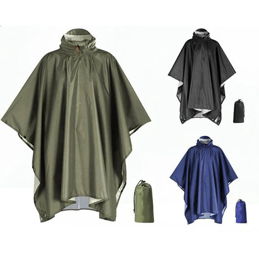 Poncho de Pluie Ultra-Résistant pour Randonnée et Camping - Imperméable, Léger, Universel, pour Hommes et Femmes BLACKBEARD OUTDOOR INDUSTRIES
