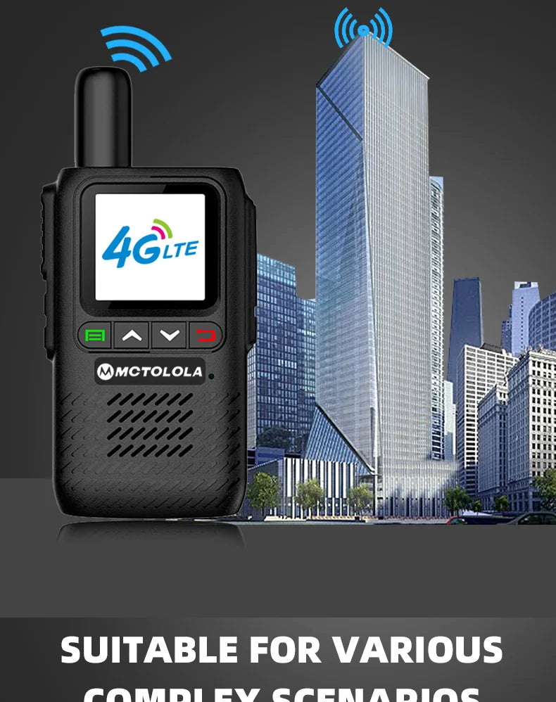MOTOLOLA MT-888 Talkie-Walkie 4G/5G PoC - Communication à Portée Mondiale - BLACKBEARD OUTDOOR INDUSTRIES