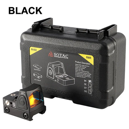 Mini MR Red Dot Sight — Viseur Reflex Compact 1× avec Montage Rail 20 mm - BLACKBEARD OUTDOOR INDUSTRIES