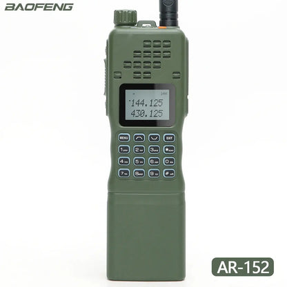 Baofeng AR-152 – Radio Tactique Puissante 25W | Batterie 12000 mAh | Portée jusqu'à 15 kml Longue portée  type AN PRC-152 Ma boutique
