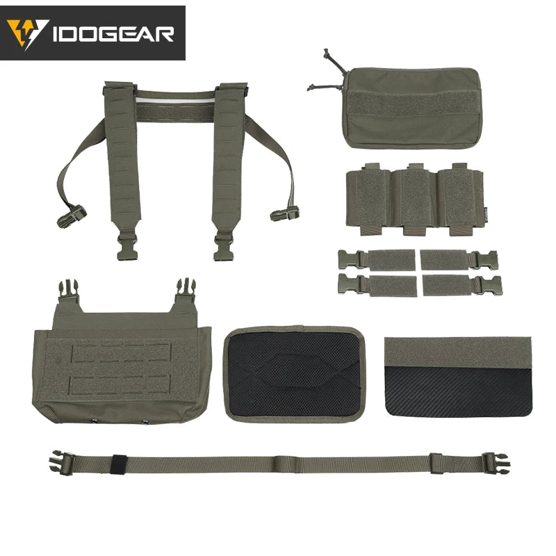 IDOGEAR KGR Tactical Chest Rig MOLLE – Harnais Tactique Compact Ma boutique