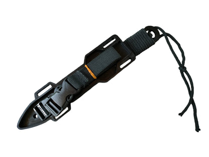 Couteau Tactique de Haute Dureté – Couteau Fixe de Terrain avec Lame en Acier Inoxydable, Poignée Ergonomique et Étui ABS BLACKBEARD OUTDOOR INDUSTRIES