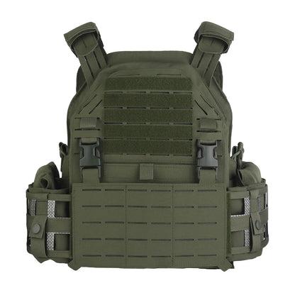 Gilet Porte-Plat Nylon LG4 Multifonction avec Plaque Frontale Remplaçable – Système MOLLE, Gilet de Combat pour Chasse et Entraînement BLACKBEARD OUTDOOR INDUSTRIES