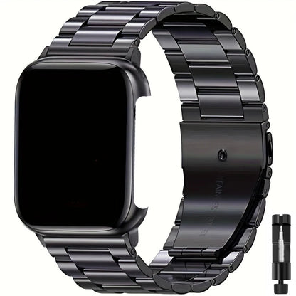 Bracelet en Acier Inoxydable pour Apple Watch – Bandes Métalliques pour iWatch Ultra / Series 10/9/8/7/6/5/4/3/SE BLACKBEARD OUTDOOR INDUSTRIES