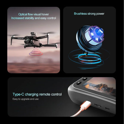 2025 V168 Pro MAX GPS Drone 8K Professional HD Camera 5G WIFI FPV 360° Ma boutique