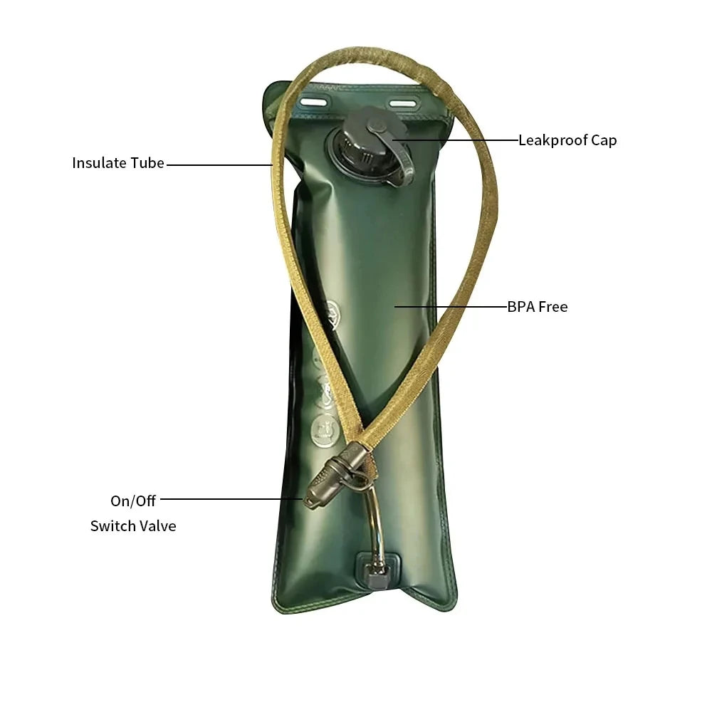 Sac à eau (Water Bladder) 2L / 2,5L / 3L pour Sac à Dos d’Hydratation – Réservoir Grande Capacité pour Course, Vélo, Randonnée - BLACKBEARD OUTDOOR INDUSTRIES