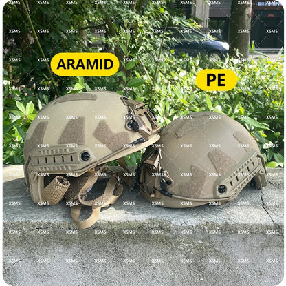 Casque Balistique Tactique ACH High-Cut NIJ III+7.62 – Casque de Sécurité Aramide FAST Wendy – Protection Ballistique NIJ IIIA - BLACKBEARD OUTDOOR INDUSTRIES