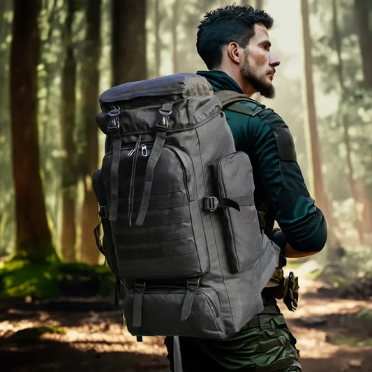 Sac à Dos Tactique 80L / 100L – Grand Volume pour Randonnée, Camping & Trekking - BLACKBEARD OUTDOOR INDUSTRIES