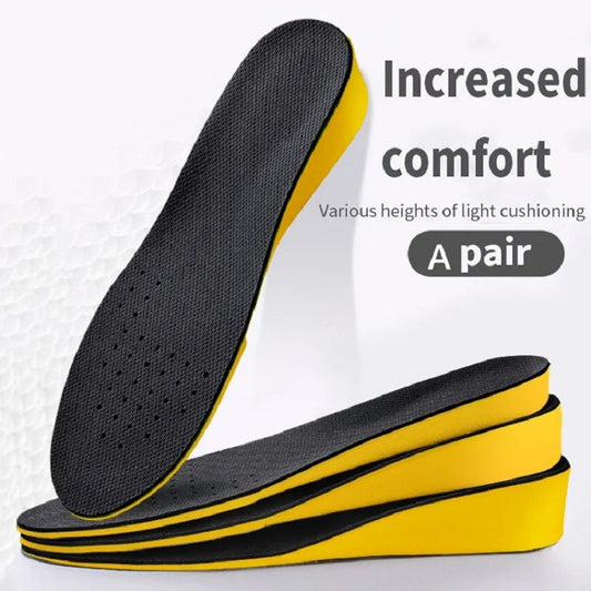 Semelles Invisibles Augmentatrices de Taille pour Femmes et Hommes – Semelles de Levée de Talon Jaunes, Respirantes, Antichoc et Confortables BLACKBEARD OUTDOOR INDUSTRIES