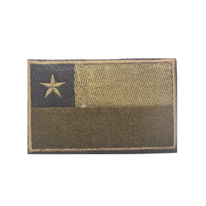 Patch Drapeaux Brodés Amérique et Caraïbes – 8×5 cm avec Velcro - BLACKBEARD OUTDOOR INDUSTRIES
