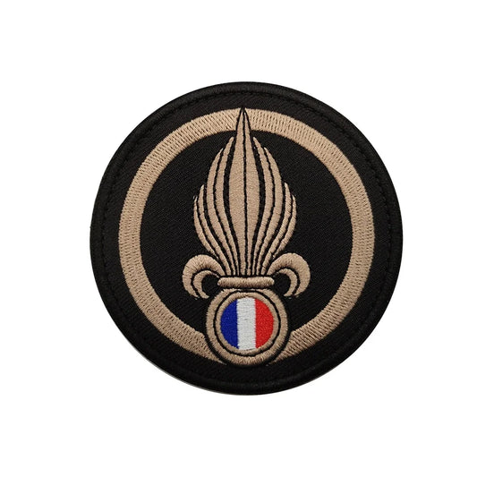 Patch Brodé Légion Étrangère Parachutiste – Badge Tactique Velcro 6×6 cm - BLACKBEARD OUTDOOR INDUSTRIES