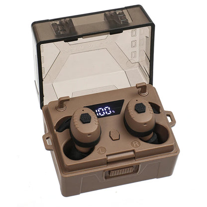 Boules Quies de Tir avec Annulation Active du Bruit (ANC) – Protection Auditive Militaire Bluetooth NRR27dB pour Chasse et Tir - BLACKBEARD OUTDOOR INDUSTRIES
