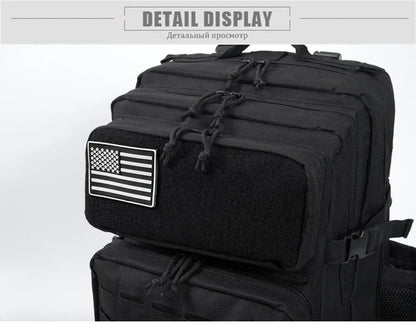 Sac à Dos Tactique 25L / 45L pour Homme et Femme – Laser Cut MOLLE, Sac Polyvalent pour Randonnée, École et Gym - BLACKBEARD OUTDOOR INDUSTRIES