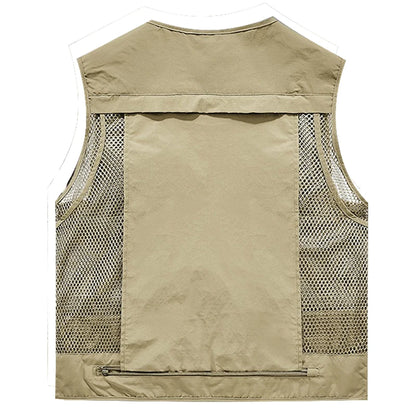 Gilet Tactique Homme Été – 14 Poches, Mesh Respirant - BLACKBEARD OUTDOOR INDUSTRIES