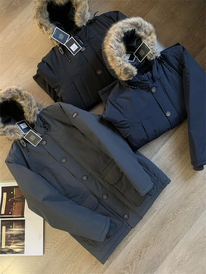 Manteau Long M65 Tooling Outdoor Homme et Femme Imperméable, Coupe-Vent, Ultra Chaud, Avec Capuche — Spécial Hiver - BLACKBEARD OUTDOOR INDUSTRIES