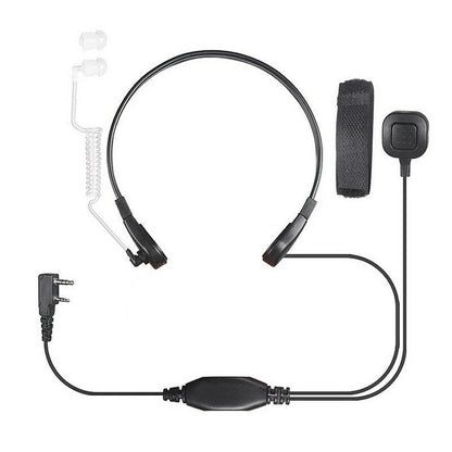Microphone de Gorge U94 PTT Tactique pour Talkie-Walkie – Version Militaire / Heavy Duty - BLACKBEARD OUTDOOR INDUSTRIES