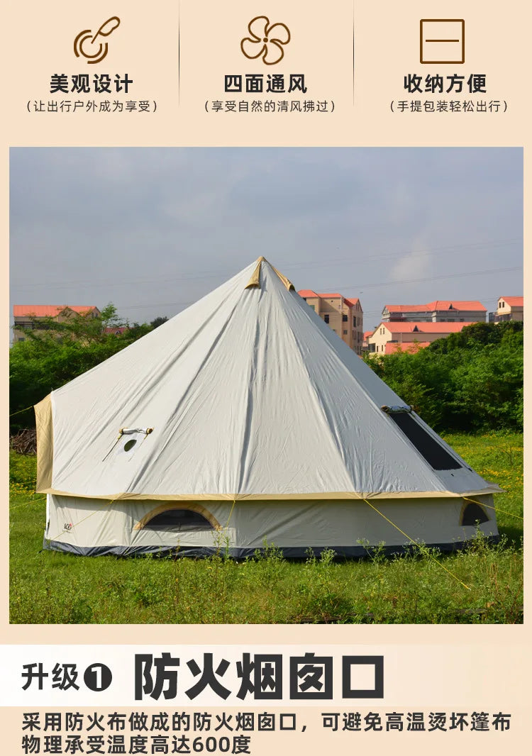 Tente de Luxe Mongolia Yurt pour 6-10 Personnes –  Camping Premium BLACKBEARD OUTDOOR INDUSTRIES