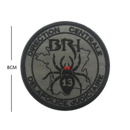 Patch Écusson Brodé GIGN GIPN BRI – Patch Tactique Militaire France  – Pochettes à Attacher pour Vêtements et Sacs - BLACKBEARD OUTDOOR INDUSTRIES