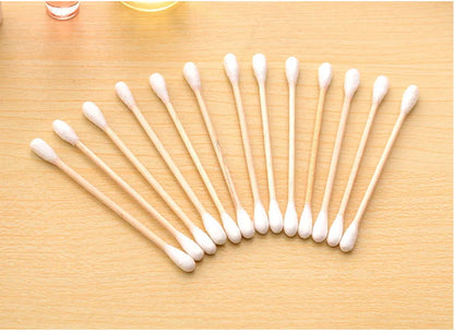 Coton-Tiges Double Têtes – Bâtonnets en Bois avec Embouts en Coton Pur – Nettoyage Nez, Oreilles & Soins Beauté - BLACKBEARD OUTDOOR INDUSTRIES