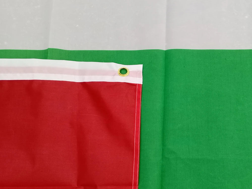 Drapeau National Bulgare – 90x150 cm – Polyester – Drapeau Europe EU – Blanc, Vert, Rouge – BG BGR Bulgarie BLACKBEARD OUTDOOR INDUSTRIES