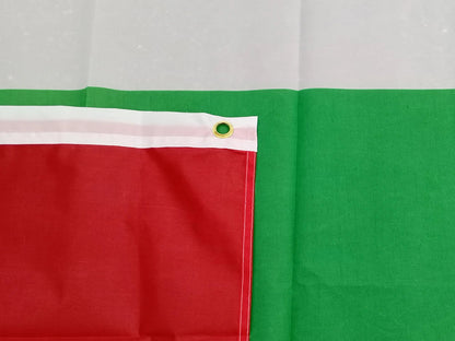 Drapeau National Bulgare – 90x150 cm – Polyester – Drapeau Europe EU – Blanc, Vert, Rouge – BG BGR Bulgarie BLACKBEARD OUTDOOR INDUSTRIES