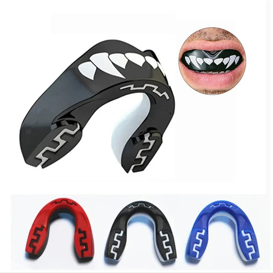 Protège-Dents 3D avec Motif de Dents pour Boxe – Protection Maximale pour Adultes avec Boîte de Rangement, Idéal pour le Sanda, la Boxe et Tous les Sports de Combat - BLACKBEARD OUTDOOR INDUSTRIES