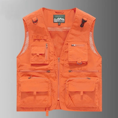 Gilet Tactique Homme Été – 14 Poches, Mesh Respirant - BLACKBEARD OUTDOOR INDUSTRIES