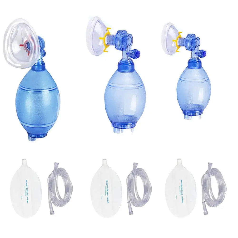 Manuel de Premiers Secours – Ambu Bag PVC Manuel pour Adulte/Enfant/Nourrisson avec Réservoir (2000ml/1600ml) Ma boutique