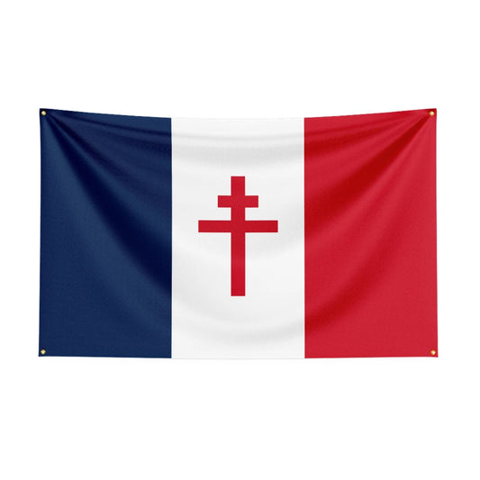 Drapeau de la France Libre 1940-1944 (3x5 pieds) BLACKBEARD OUTDOOR INDUSTRIES