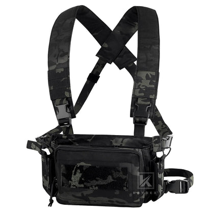 KRYDEX Tactical Flatpack D3 Backpack & D3CR Chest Rig Vest - Système modulable Camouflage pour Chasse, Airsoft et Activités Extérieures BLACKBEARD OUTDOOR INDUSTRIES